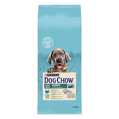 Dog Chow puppy grande frontal