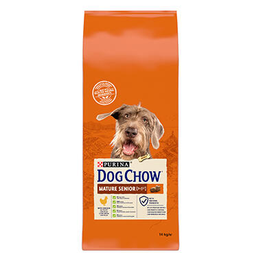 Dog Chow senior frontal
