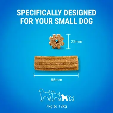 PURINA® DENTALIFE® snacks para perros pequeños Textura