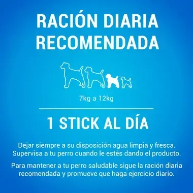 PURINA® DENTALIFE® snacks para perros pequeños Ración diaria y modo de empleo