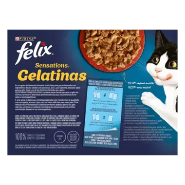 FELIX® Sensations Festin de Sabores en Gelatina Vista Trasera