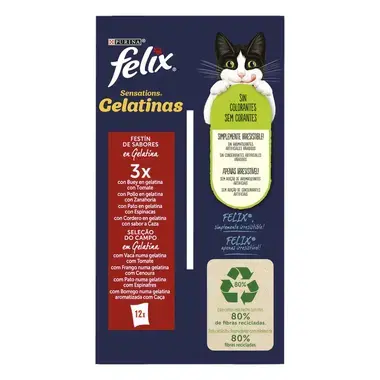 FELIX® Sensations Festin de Sabores en Gelatina Beneficios