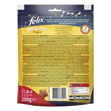 FELIX® Party Mix Original Mix Maxi Pack 200g Vista Trasera