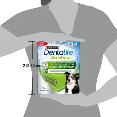 PURINA® DENTALIFE® Active Fresh Medium Vista Frontal