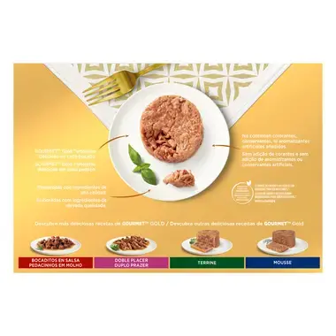 PURINA® GOURMET® GOLD Tartelette MultiVariedad Vista Trasera