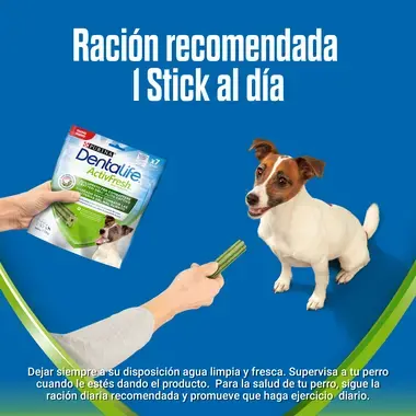 Dentalife active fresh small ración recomendada