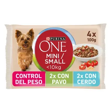 Purina ONE Mini Control de peso húmedo Front Pack