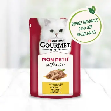 PURINA® GOURMET® MON PETIT Selección de Aves (POLLO, PATO Y PAVO)