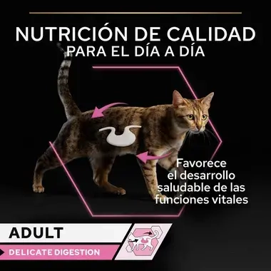 PURINA® PRO PLAN® Gato húmedo Delicate Pescado 10x85g