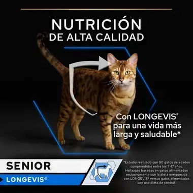 PURINA® PRO PLAN® Gato Senior 7+ LONGEVIS Mousse con atún