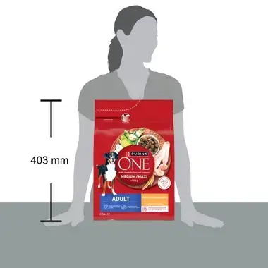 PURINA ONE® MEDIUM/MAXI >10kg Adulto Pollo y Arroz 2,5kg